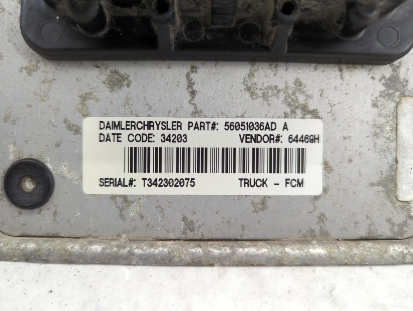 2005 Dodge Ram 1500 PCM Engine Control Computer ECU ECM PCU OEM P/N:56051036AD Fits OEM Used Auto Parts - Oemusedautoparts1.