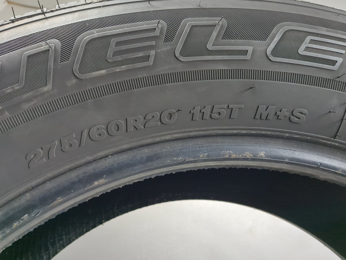 Used Tire 275/60R20 BRIDGESTONE DUELER LX 115T - Tread Depth 8/32 - Oemusedautoparts1.com