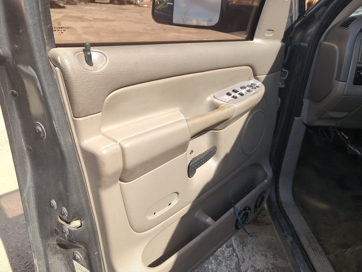 2005 Dodge Ram 1500 Front Left Driver Interior Door Panel Trim 5023539 - Oemusedautoparts1.com