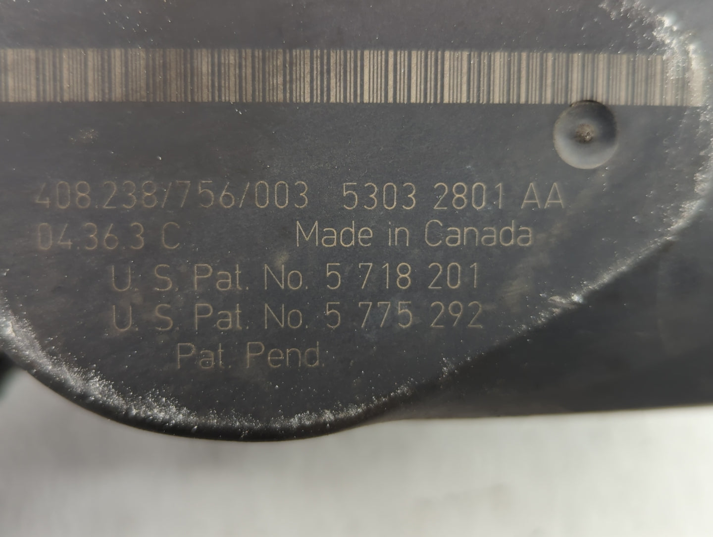 2005-2010 Dodge Ram 1500 Throttle Body P/N:5 718 201 53032801AC Fits Fits 2005 2006 2007 2008 2009 2010 2011 2012 OEM Used A