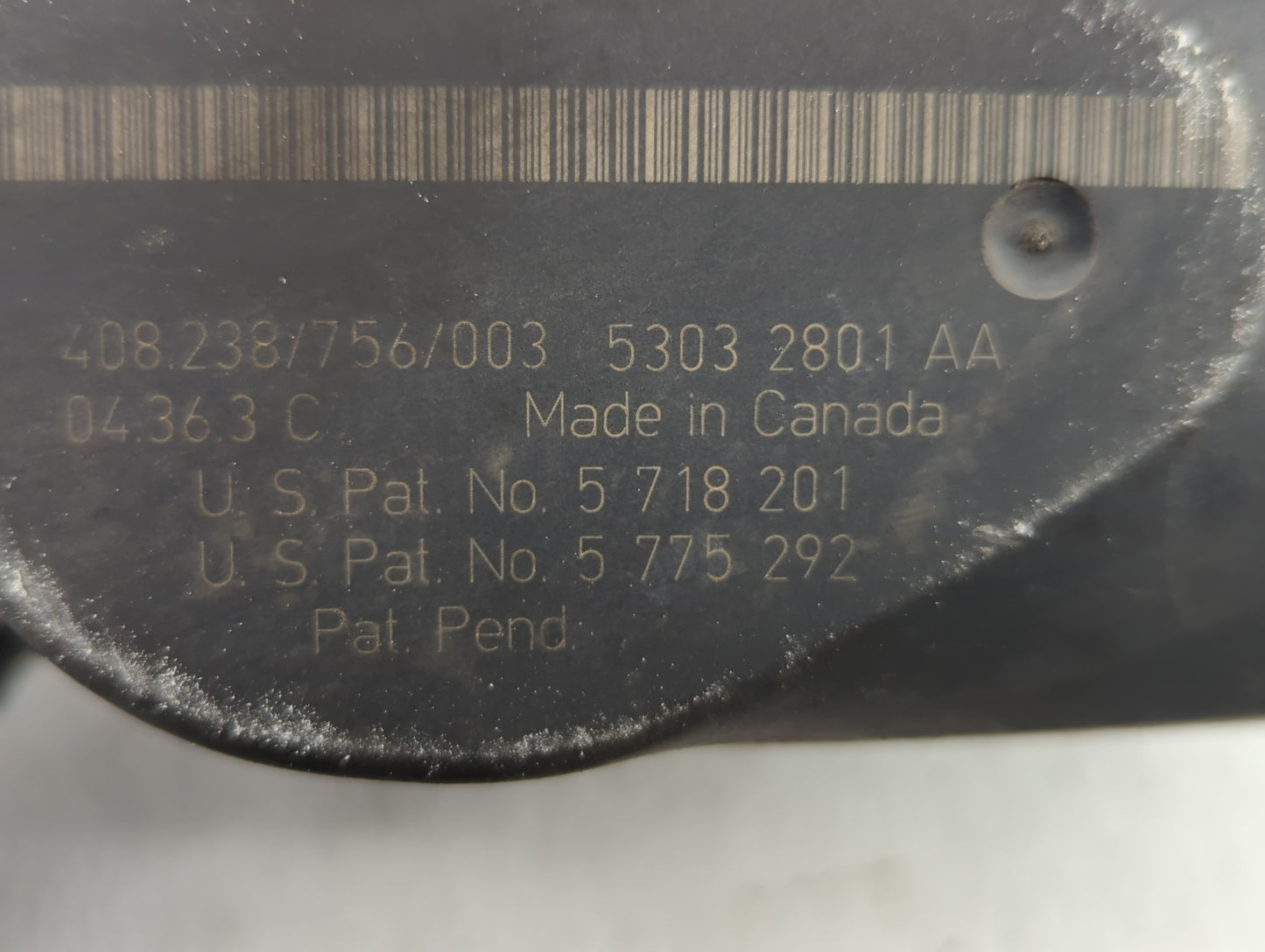 2005-2010 Dodge Ram 1500 Throttle Body P/N:5 718 201 53032801AC Fits Fits 2005 2006 2007 2008 2009 2010 2011 2012 OEM Used A