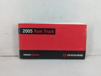 compare product 2005 Dodge Ram 1500 Owners Manual Book Guide P/N:81-326-0527 OEM Used Auto Parts