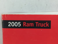 2005 Dodge Ram 1500 Owners Manual Book Guide P/N:81-326-0527 OEM Used Auto Parts - Oemusedautoparts1.com