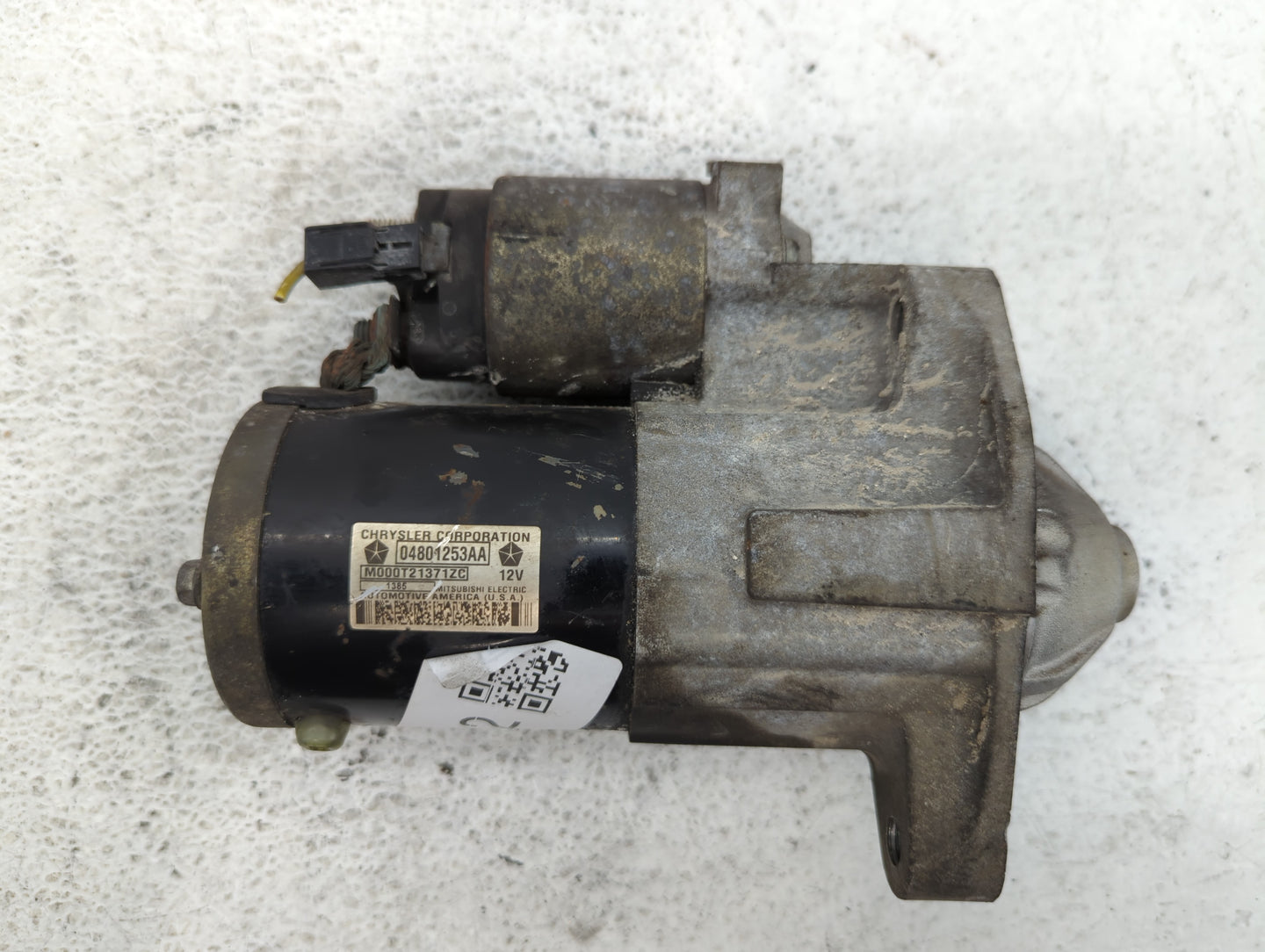 2005-2008 Dodge Ram 1500 Car Starter Motor Solenoid OEM P/N:M000T21371ZC 04801253AA Fits Fits 2005 2006 2007 2008 OEM Used A