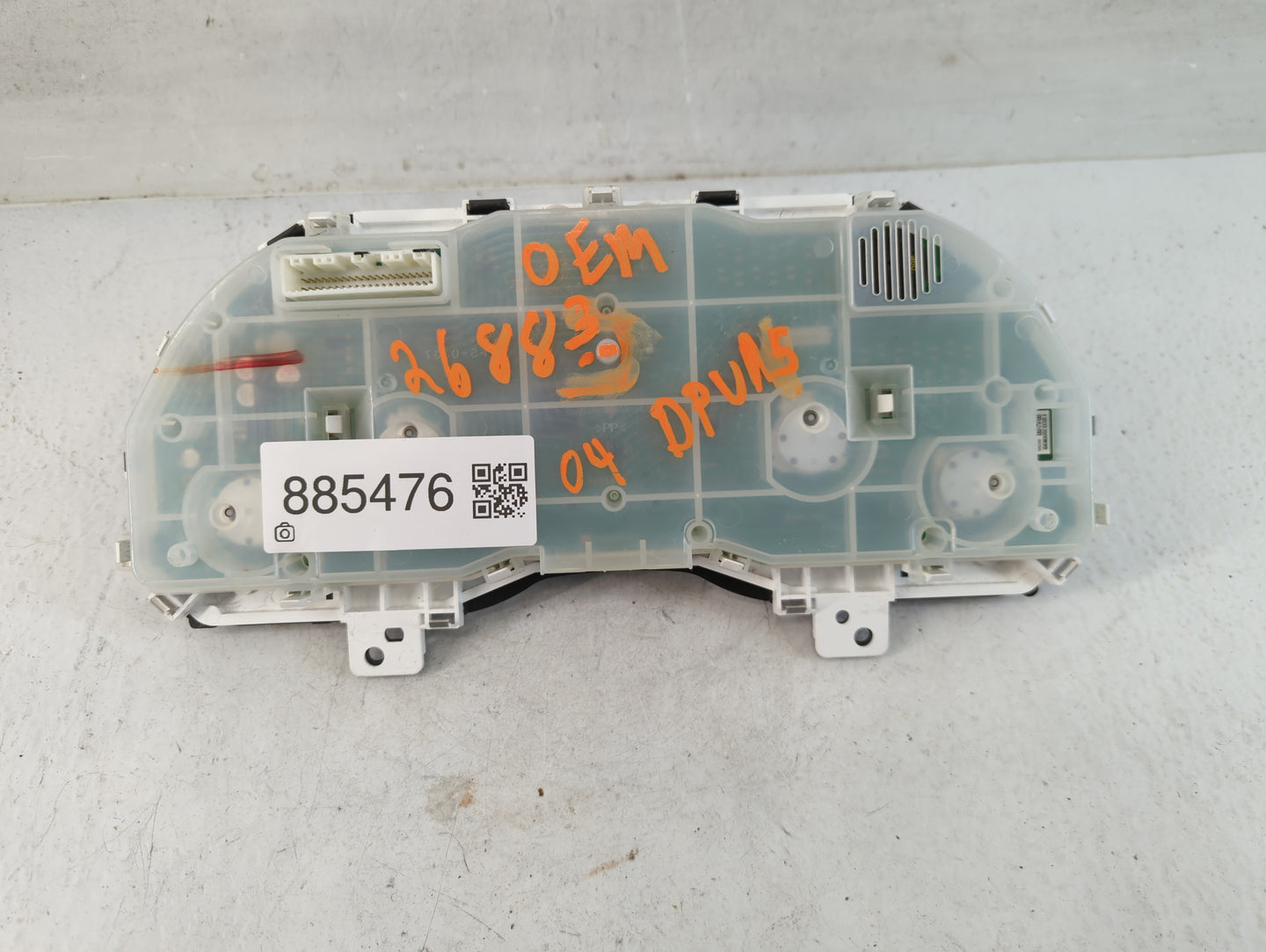 2004-2005 Dodge Ram 1500 Instrument Cluster Speedometer Gauges P/N:0337006 85002AJ05A Fits Fits 2004 2005 OEM Used Auto Part