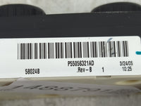 2003-2005 Dodge Ram 1500 Climate Control Module Temperature AC/Heater Replacement P/N:P55056321AD Fits Fits 2003 2004 2005 O