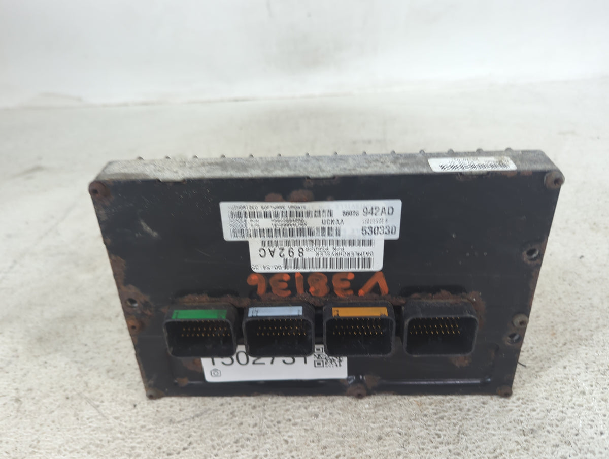 2005 Dodge Ram 1500 PCM Engine Control Computer ECU ECM PCU OEM P/N:P56028942AD 56028942AD, P56028892AC, 56028892AC Fits OEM