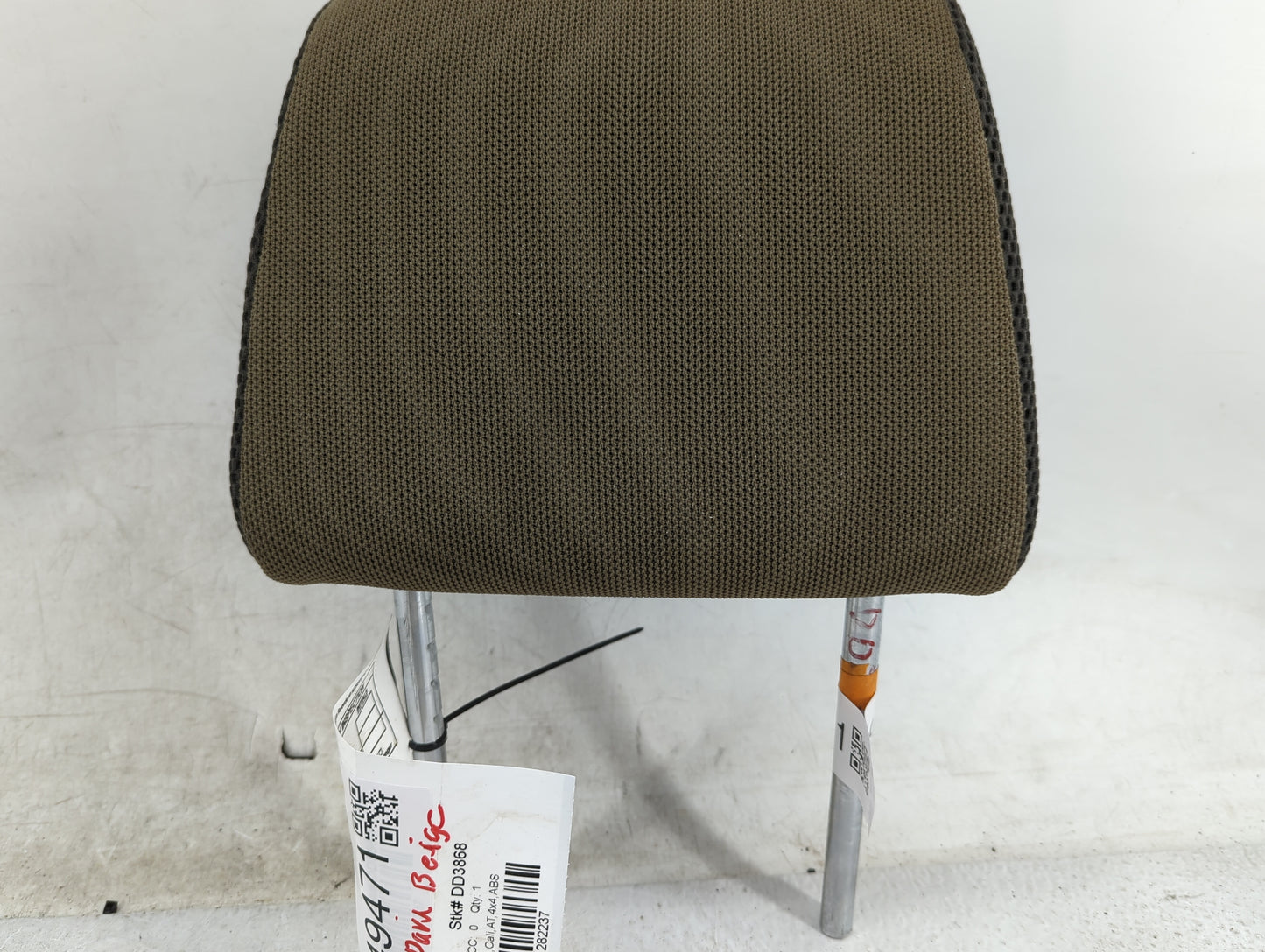2005-2007 Ford Escape Headrest Head Rest Front Driver Seat Dark Beige - Oemusedautoparts1.com