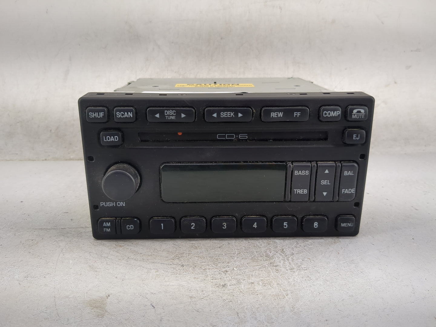 2005 Ford Escape Radio AM FM Cd Player Receiver Replacement P/N:2C3T-18C815-AA YS4F-18B890-AD Fits OEM Used Auto Parts - Oem