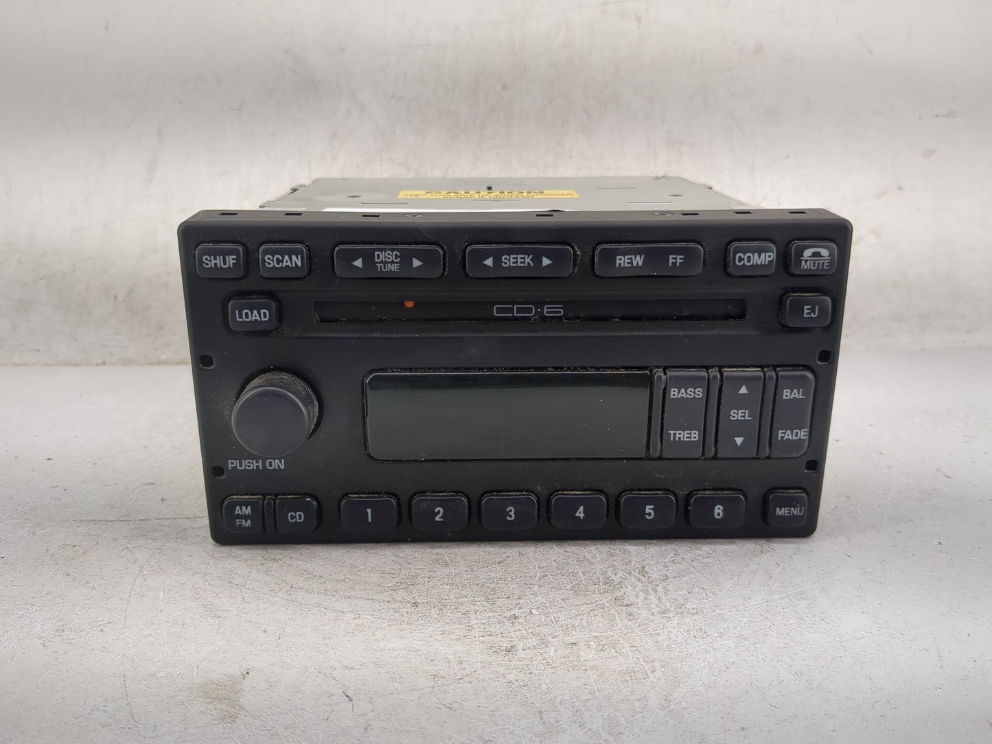 2005 Ford Escape Radio AM FM Cd Player Receiver Replacement P/N:2C3T-18C815-AA YS4F-18B890-AD Fits OEM Used Auto Parts - Oem