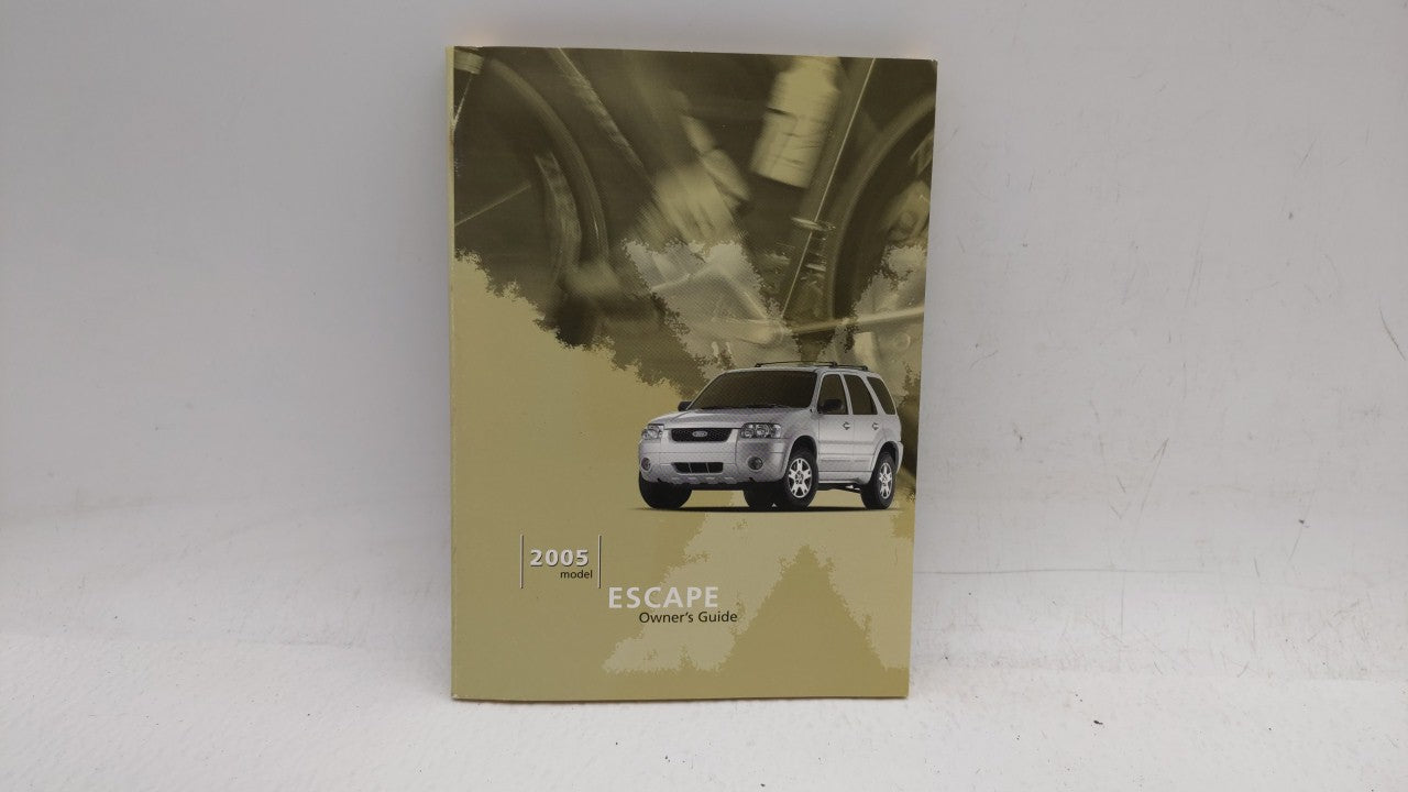 2005 Ford Escape Owners Manual Book Guide OEM Used Auto Parts - Oemusedautoparts1.com