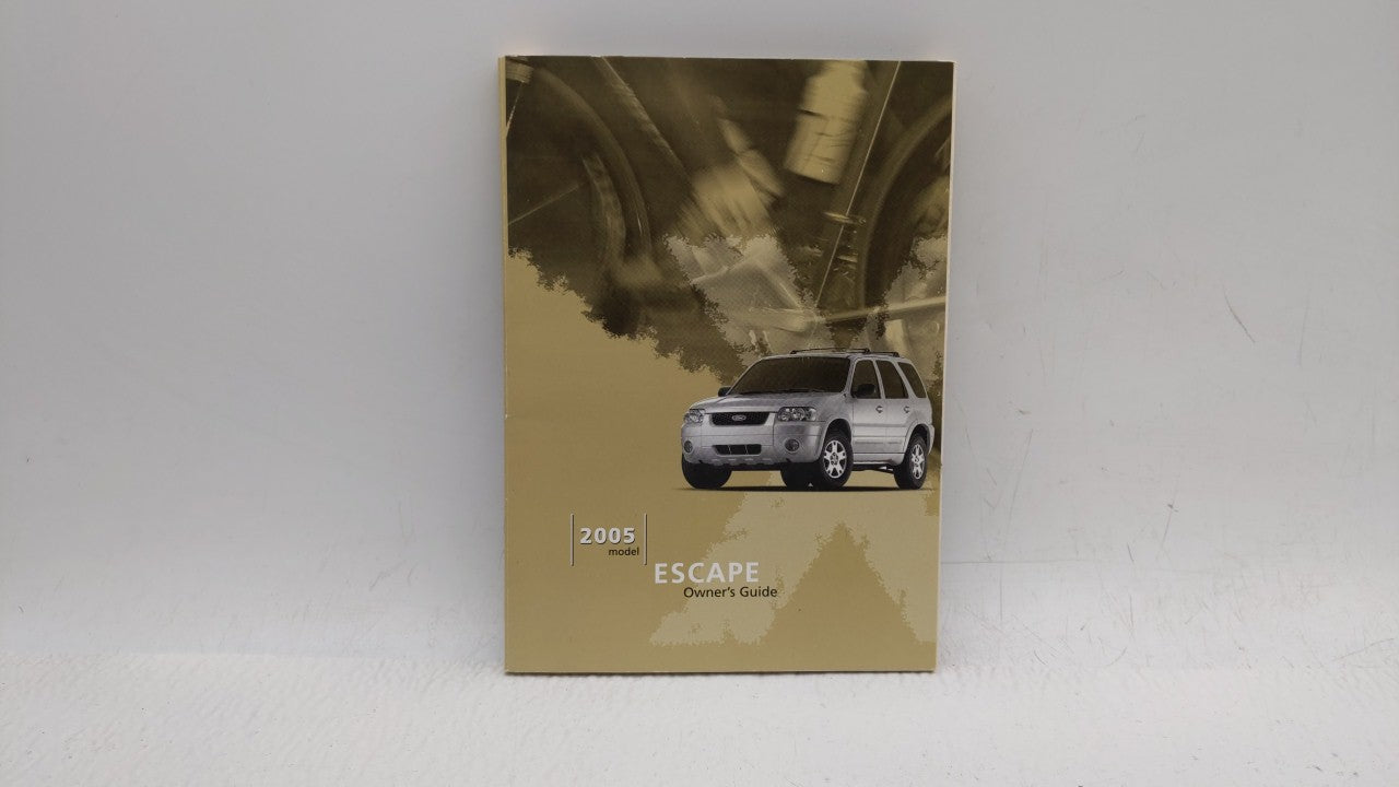 2005 Ford Escape Owners Manual Book Guide OEM Used Auto Parts - Oemusedautoparts1.com