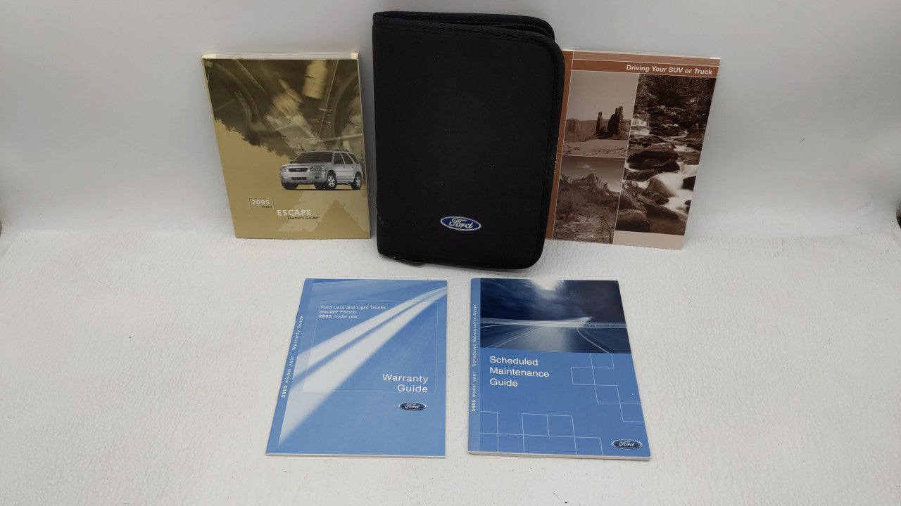 2005 Ford Escape Owners Manual Book Guide OEM Used Auto Parts - Oemusedautoparts1.com