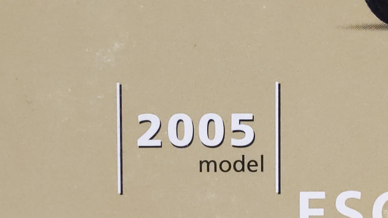 2005 Ford Escape Owners Manual Book Guide OEM Used Auto Parts - Oemusedautoparts1.com