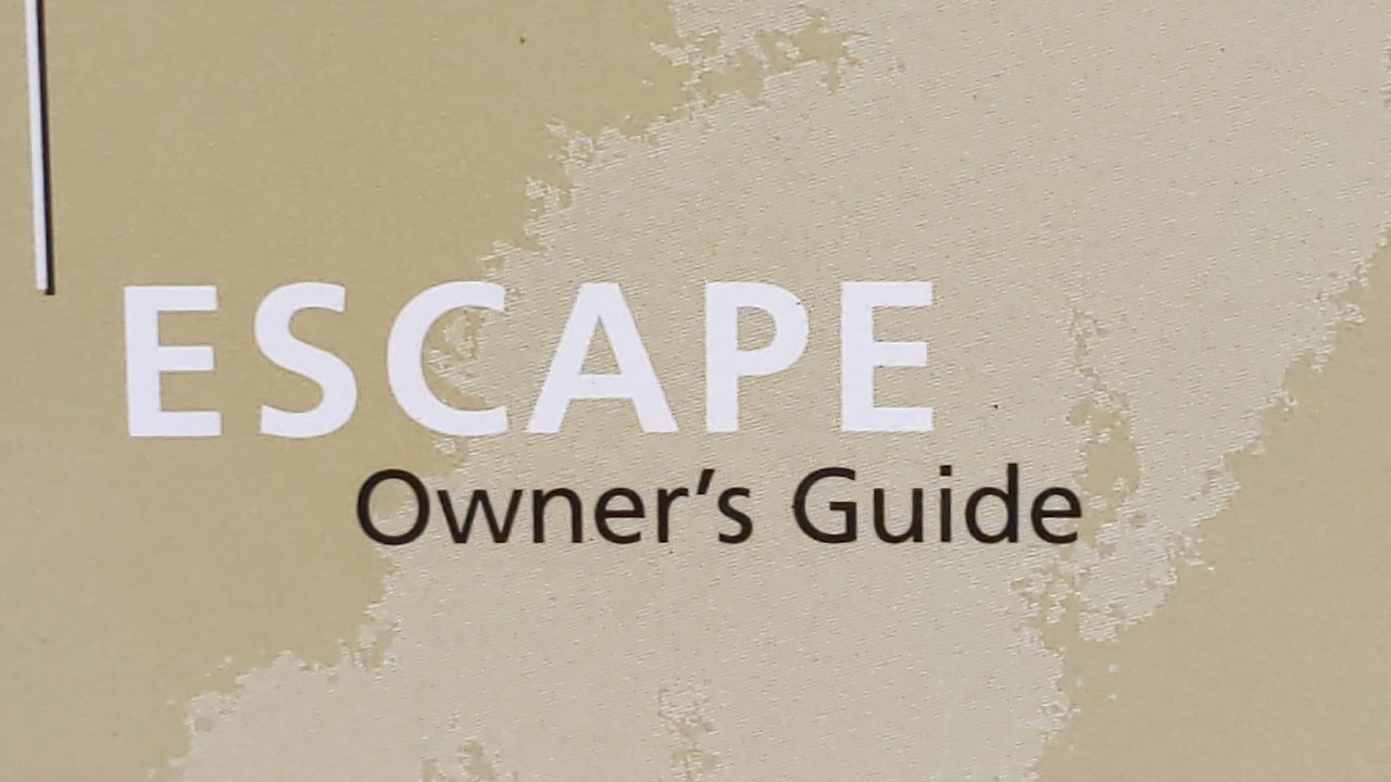 2005 Ford Escape Owners Manual Book Guide OEM Used Auto Parts - Oemusedautoparts1.com