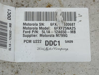 2005-2006 Ford Expedition PCM Engine Control Computer ECU ECM PCU OEM P/N:5L1A-12A650-MB 6FXF25NA25 Fits Fits 2005 2006 OEM 