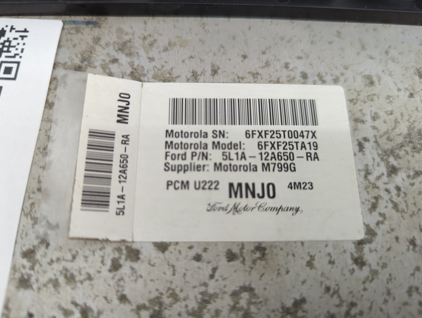 2005 Ford Expedition PCM Engine Control Computer ECU ECM PCU OEM P/N:5L1A-12A650-RA 6FXF25TA19, 6FXF25T0047X Fits OEM Used A