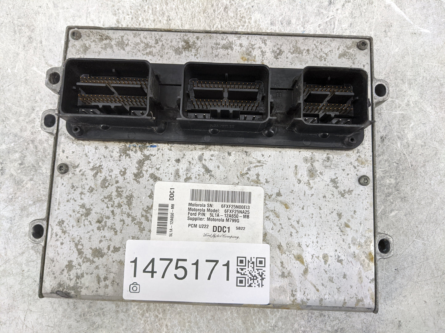2005 Ford Expedition PCM Engine Control Computer ECU ECM PCU OEM P/N:5L1A-12A650-MB 6FXF25NA25, 6FXF25N00EI3 Fits OEM Used A