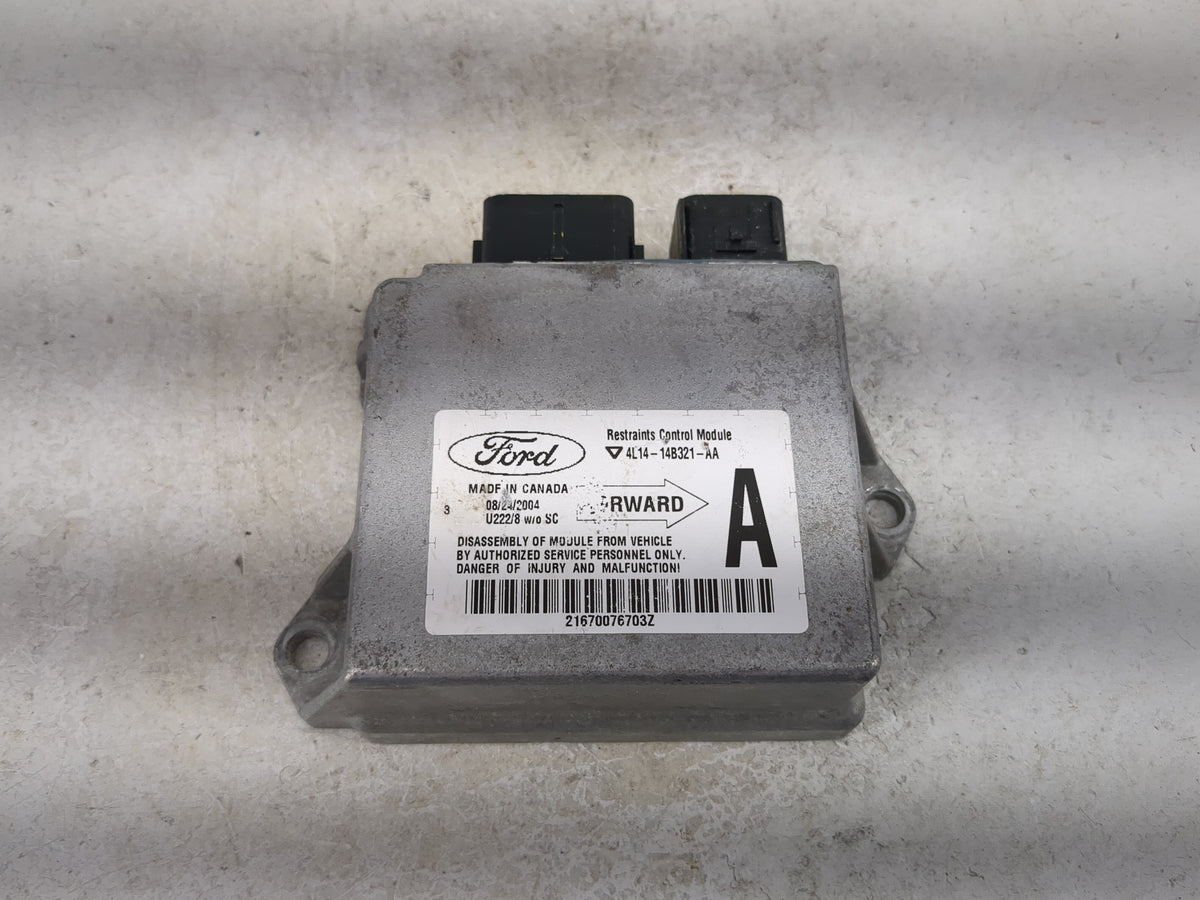 2005 Ford Expedition Srs Safety Restraint System Module 4l14-14b321-aa - Oemusedautoparts1.com