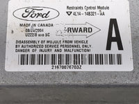 2005 Ford Expedition Srs Safety Restraint System Module 4l14-14b321-aa - Oemusedautoparts1.com