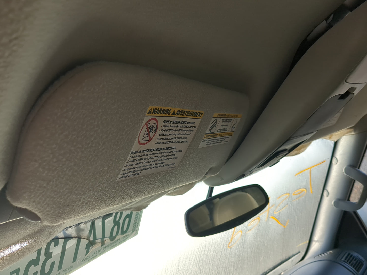 2001-2005 Ford Explorer Sun Visor Shade Replacement Driver Left Mirror Fits Fits 2001 2002 2003 2004 2005 OEM Used Auto Part