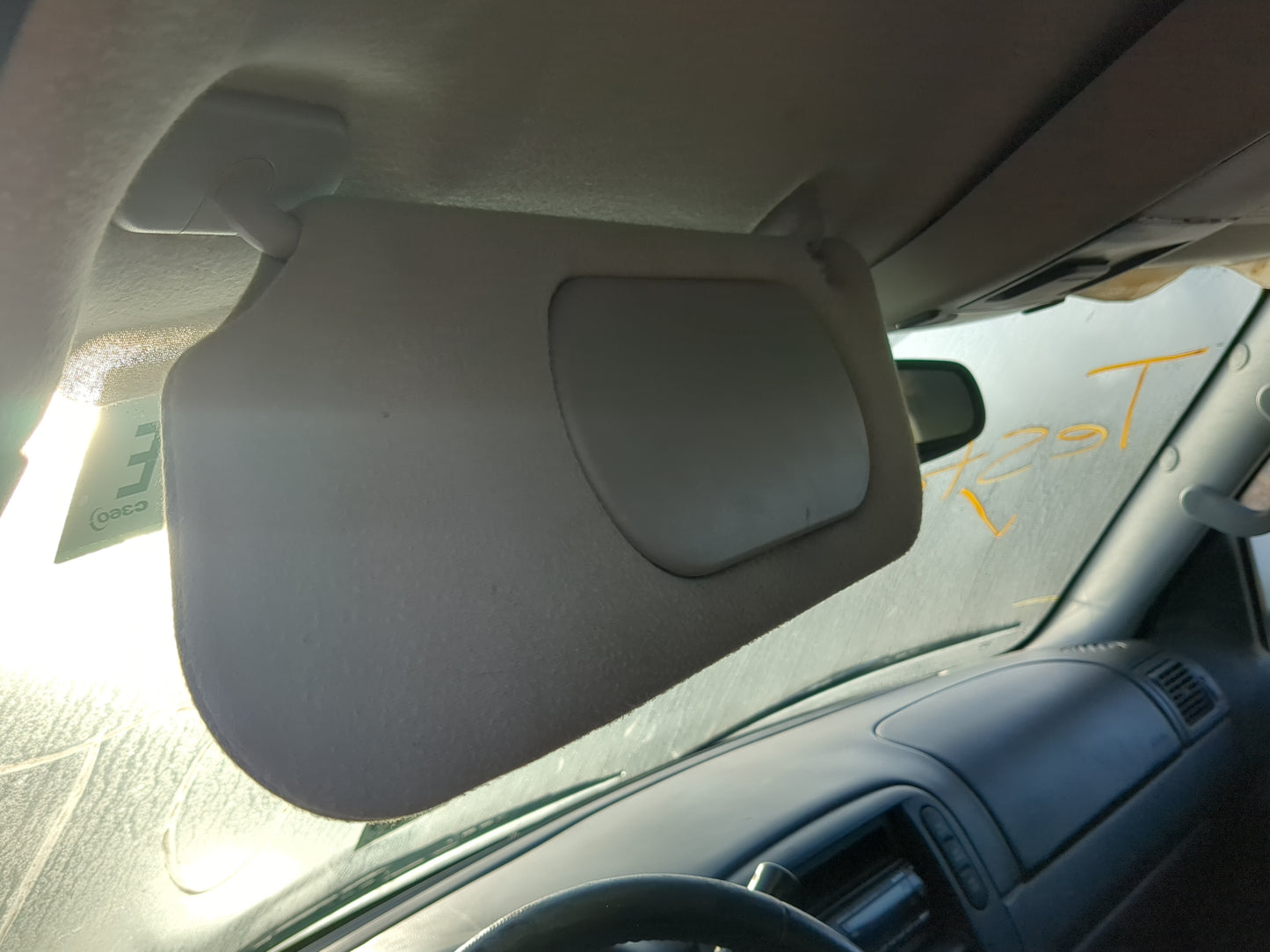2001-2005 Ford Explorer Sun Visor Shade Replacement Driver Left Mirror Fits Fits 2001 2002 2003 2004 2005 OEM Used Auto Part