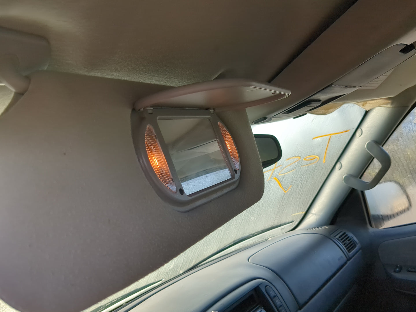 2001-2005 Ford Explorer Sun Visor Shade Replacement Driver Left Mirror Fits Fits 2001 2002 2003 2004 2005 OEM Used Auto Part