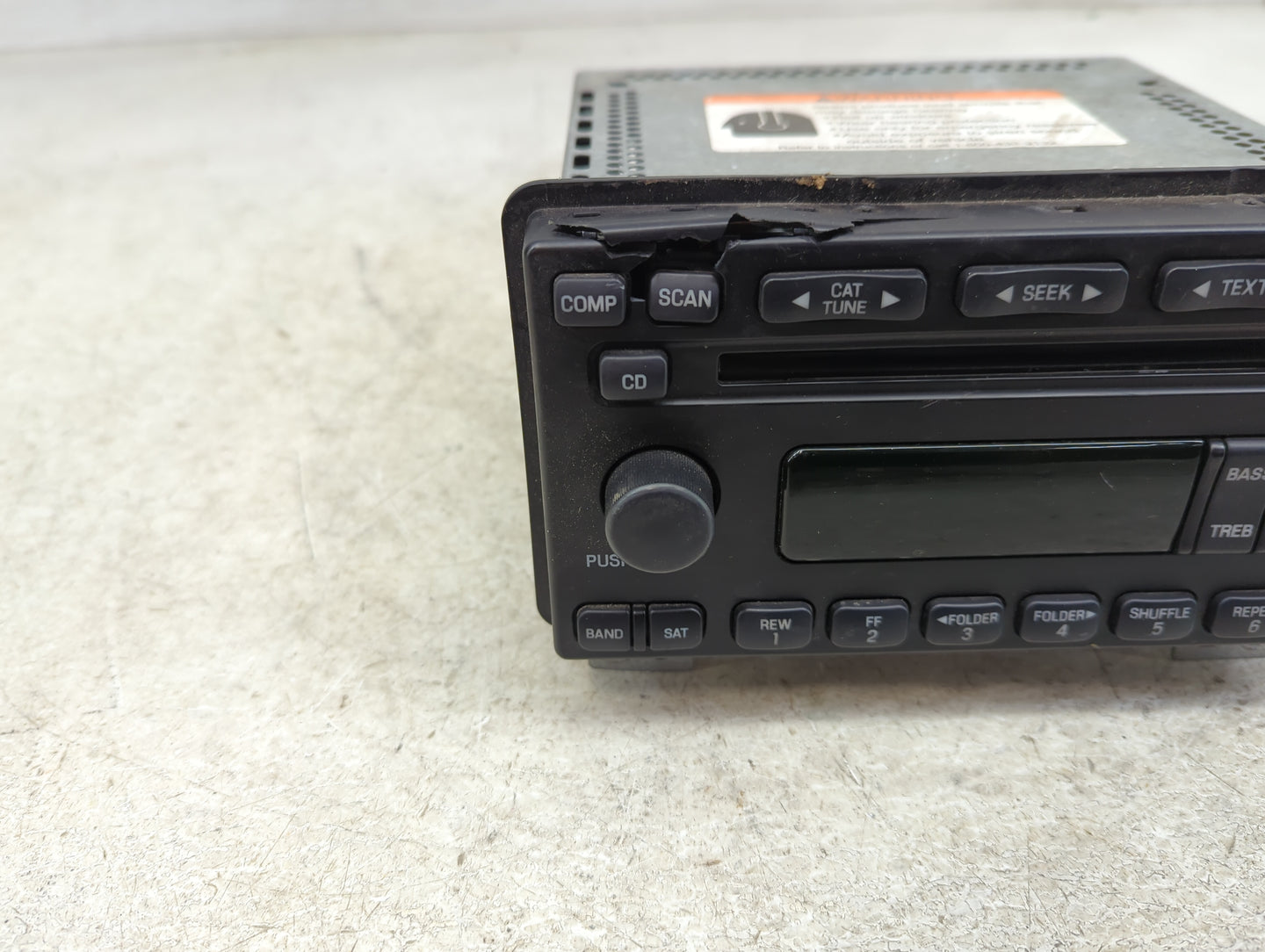 2004-2005 Ford Explorer Radio AM FM Cd Player Receiver Replacement P/N:5L2T-18C869-AD Fits Fits 2001 2002 2003 2004 2005 OEM
