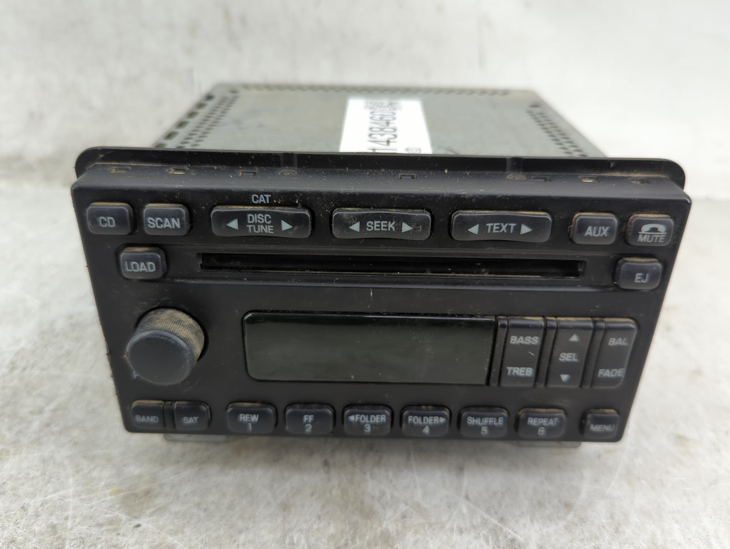 2005 Ford Explorer Radio AM FM Cd Player Receiver Replacement P/N:5L2T-18C815-DC A11746427 Fits OEM Used Auto Parts - Oemuse