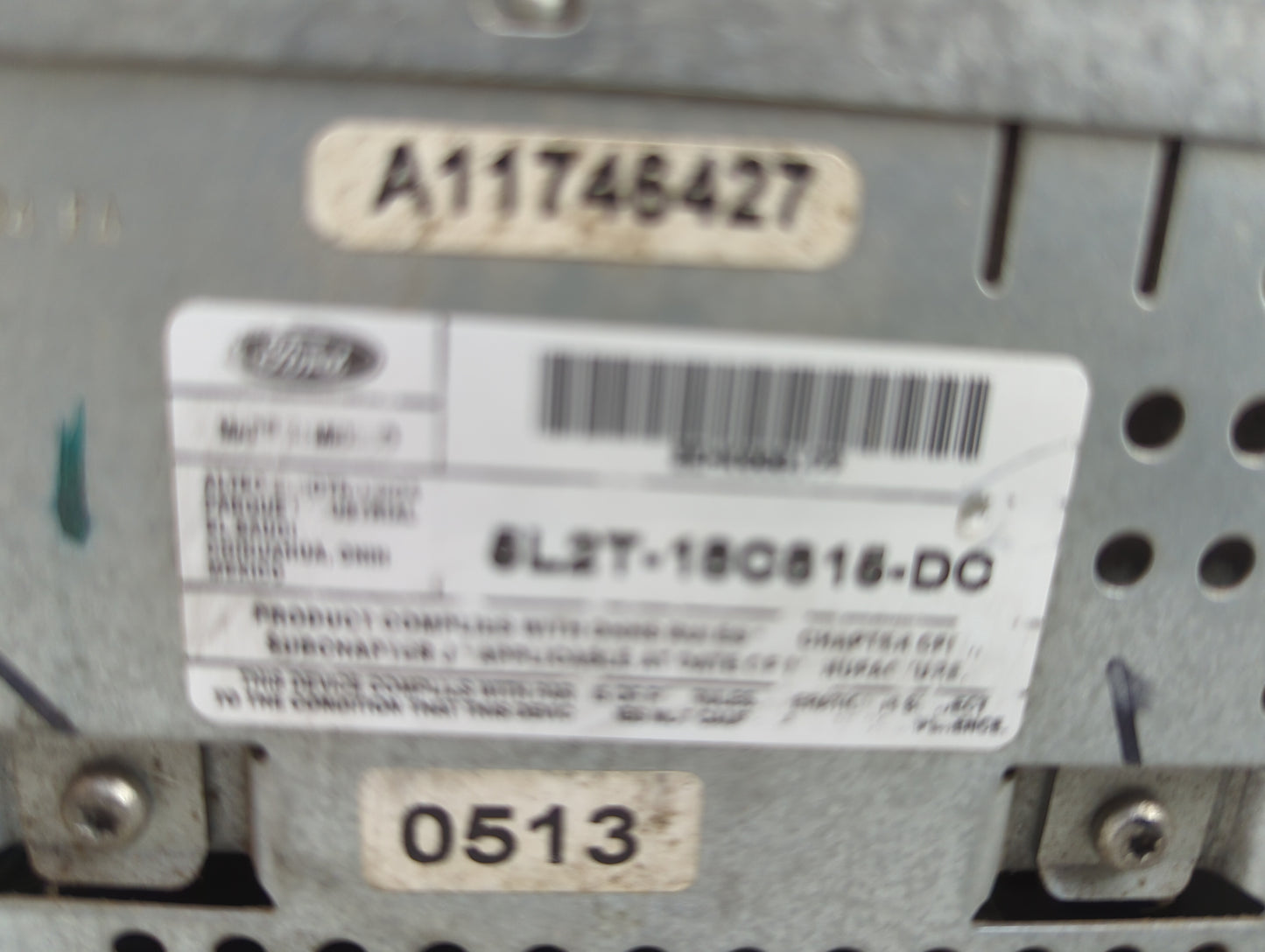 2005 Ford Explorer Radio AM FM Cd Player Receiver Replacement P/N:5L2T-18C815-DC A11746427 Fits OEM Used Auto Parts - Oemuse