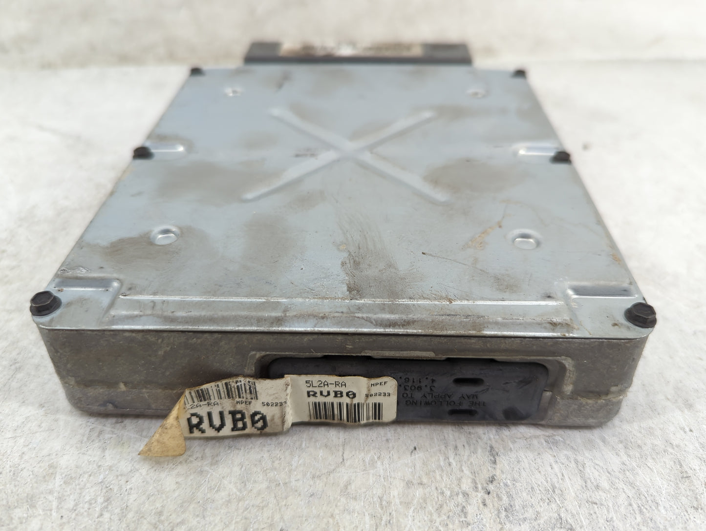 2005 Ford Explorer PCM Engine Control Computer ECU ECM PCU OEM P/N:5L2A-12A650-RA RVB0 Fits OEM Used Auto Parts - Oemusedaut