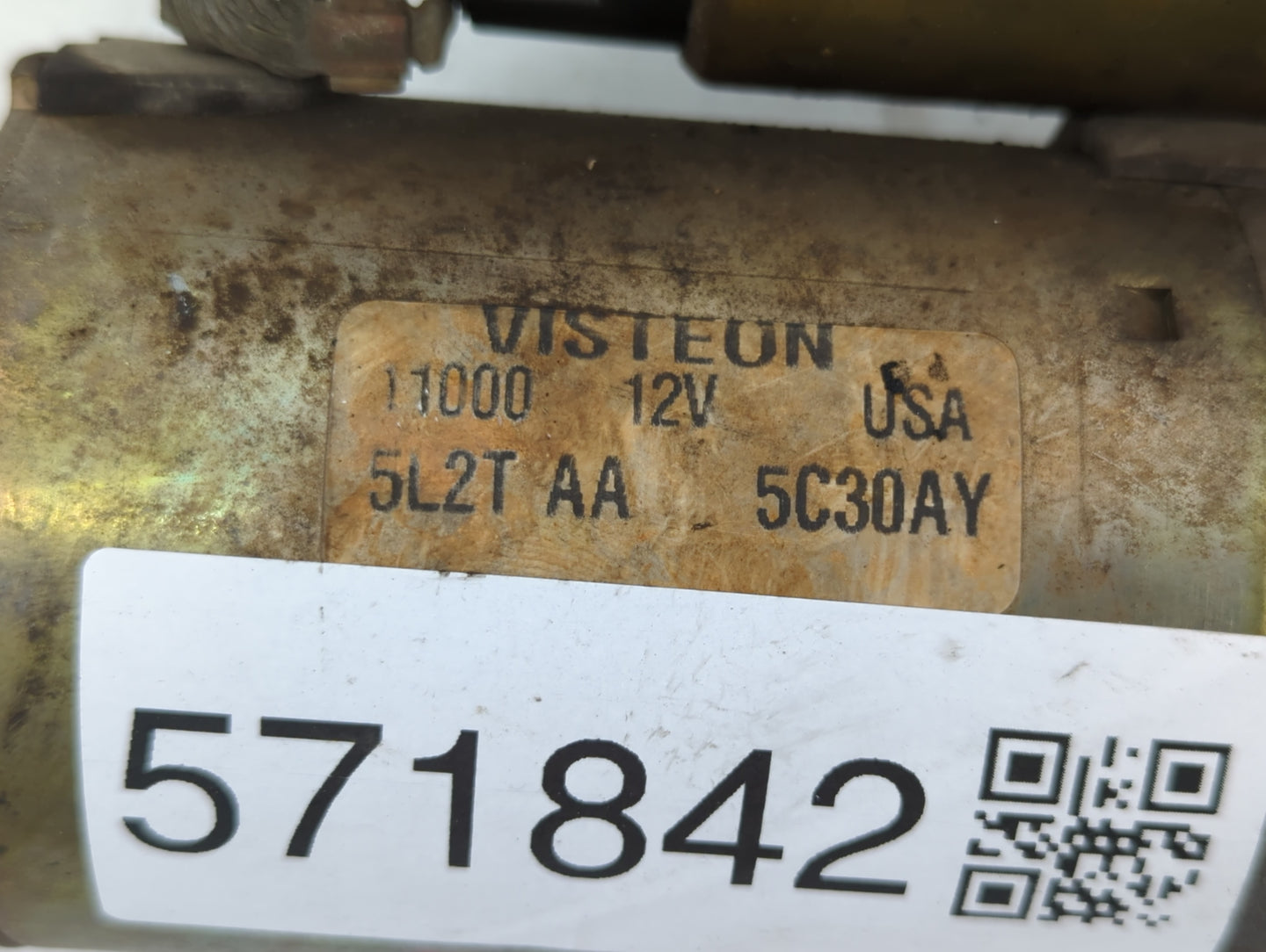 2005-2010 Ford Explorer Car Starter Motor Solenoid OEM P/N:5L2T AA Fits Fits 2005 2006 2007 2008 2009 2010 2011 OEM Used Aut
