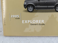 2005 Ford Explorer Owners Manual Book Guide P/N:5L2J-19A321-AB OEM Used Auto Parts - Oemusedautoparts1.com