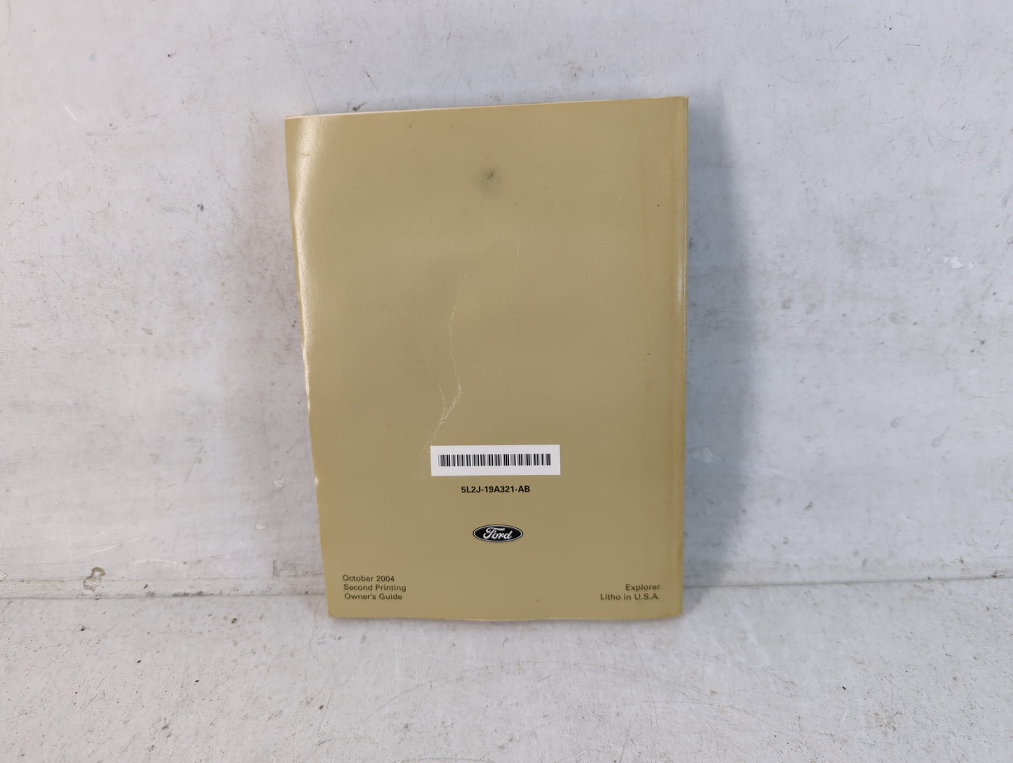 2005 Ford Explorer Owners Manual Book Guide P/N:5L2J-19A321-AB OEM Used Auto Parts - Oemusedautoparts1.com