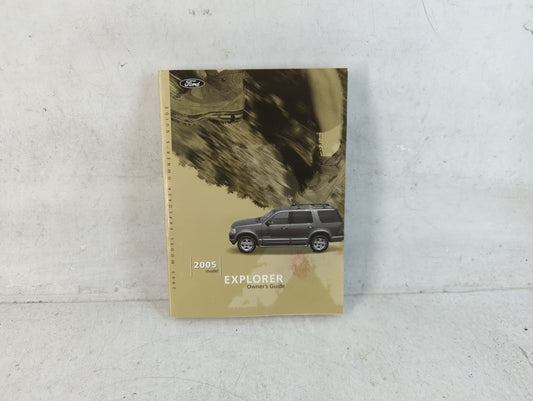 2005 Ford Explorer Owners Manual Book Guide P/N:5L2J-19A321-AA OEM Used Auto Parts - Oemusedautoparts1.com