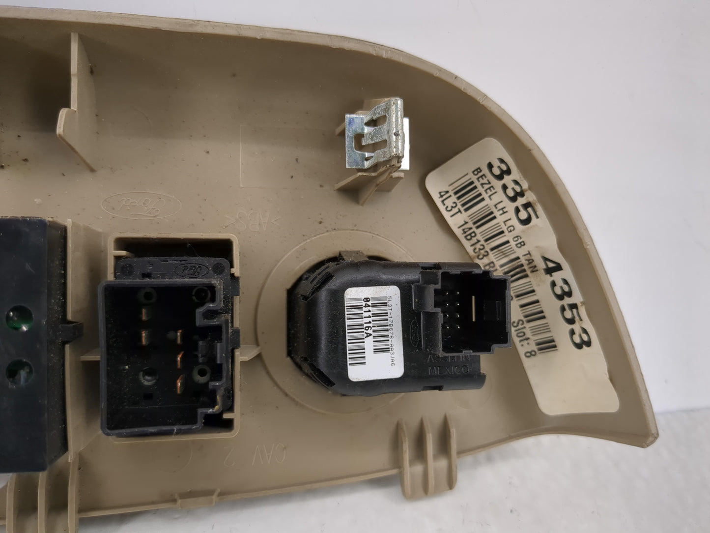 2004-2008 Ford F-150 Master Power Window Switch Replacement Driver Side Left P/N:4L3T 14B133 Fits OEM Used Auto Parts - Oemu