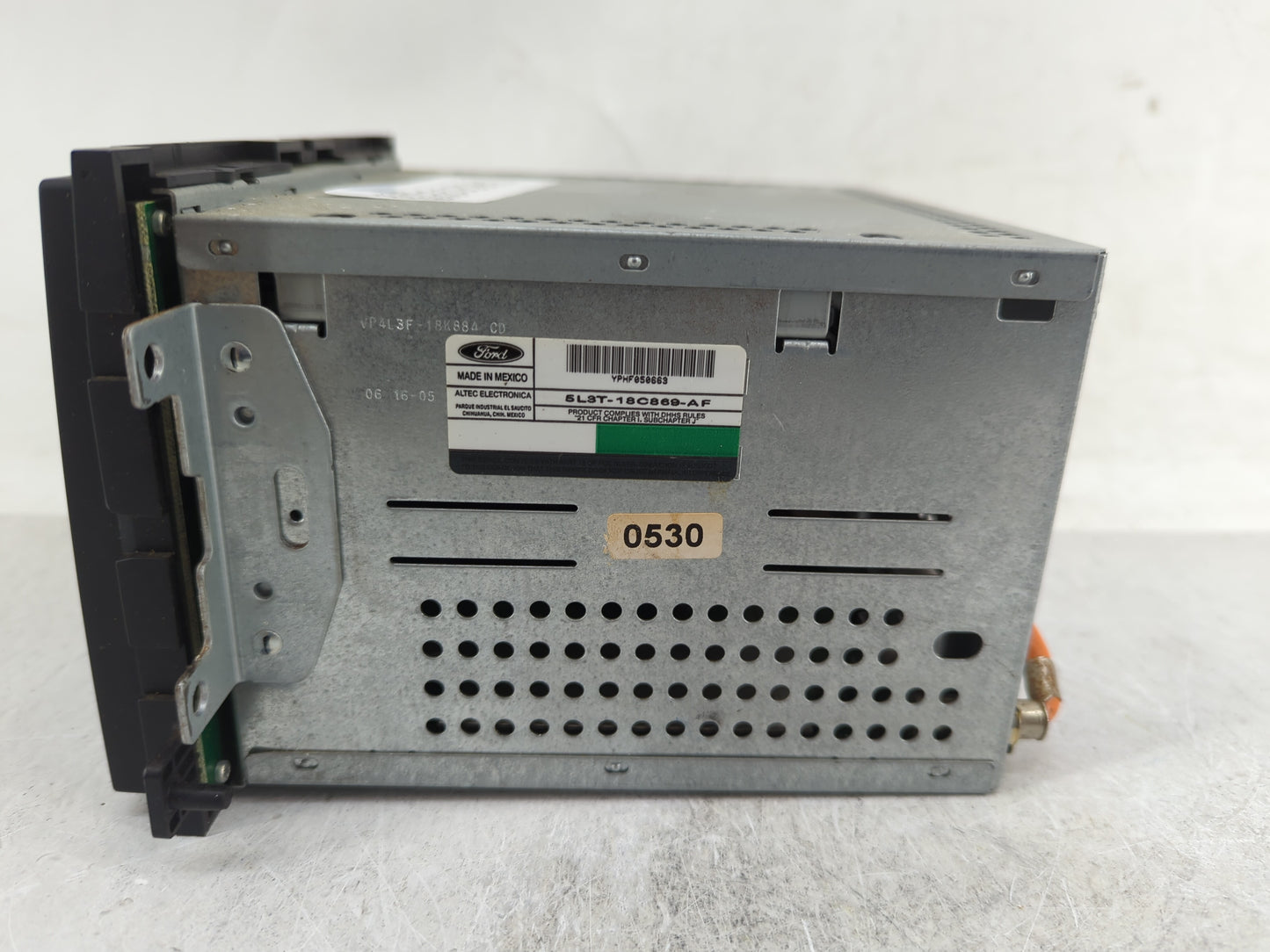 2005 Ford F-150 Radio AM FM Cd Player Receiver Replacement P/N:5L3T-18C869-AF Fits OEM Used Auto Parts - Oemusedautoparts1.c