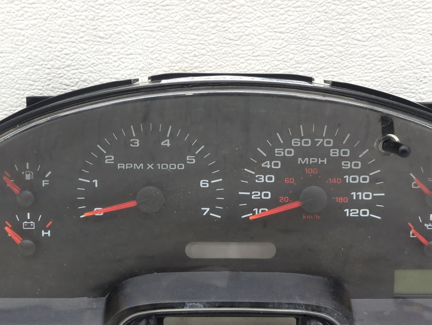 2004-2005 Ford F-150 Instrument Cluster Speedometer Gauges P/N:4L34-10849-AN Miles: Fits Fits 2004 2005 OEM Used Auto Parts 