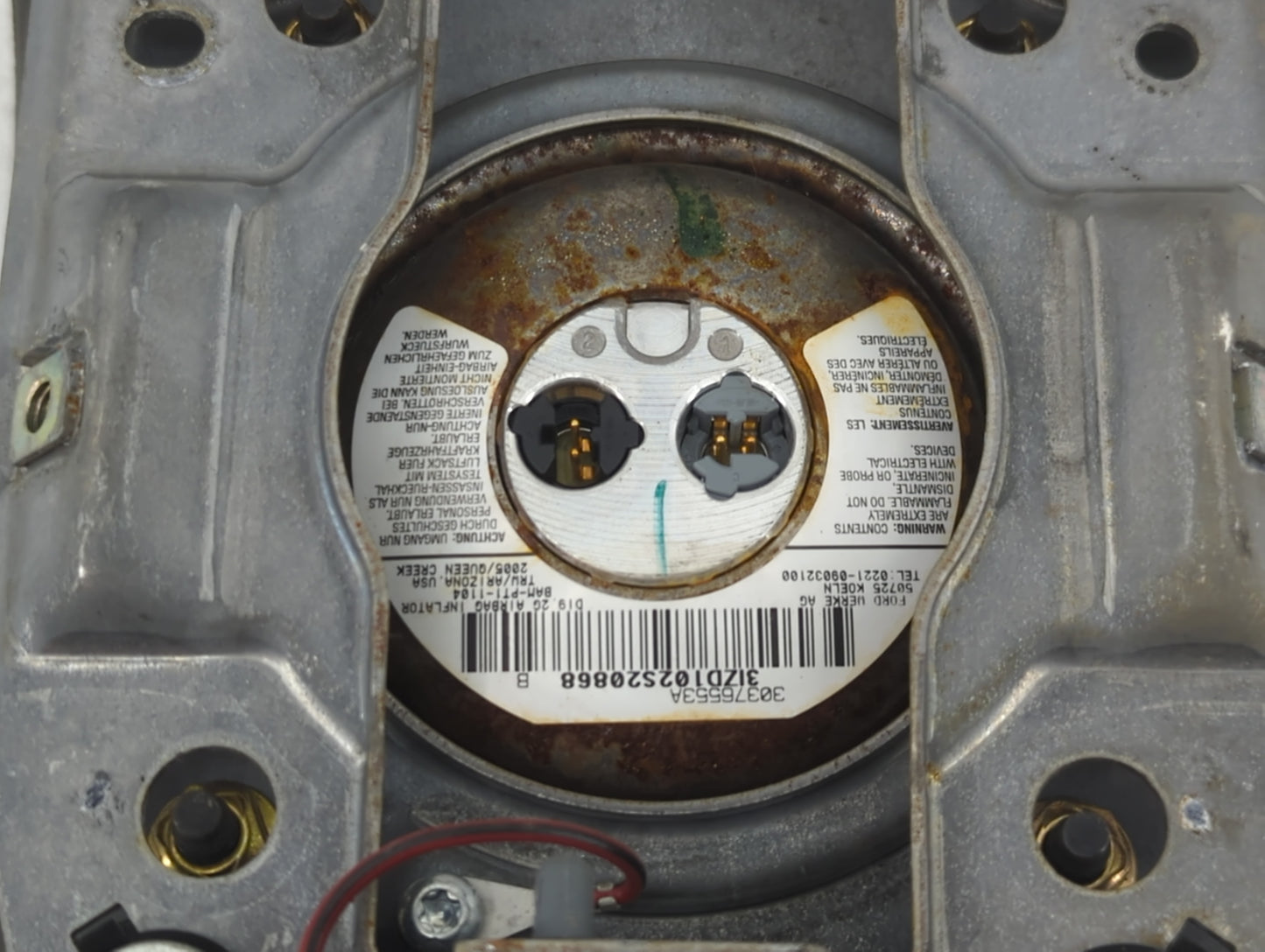 2004-2008 Ford F-150 Air Bag Driver Left Steering Wheel Mounted - Oemusedautoparts1.com