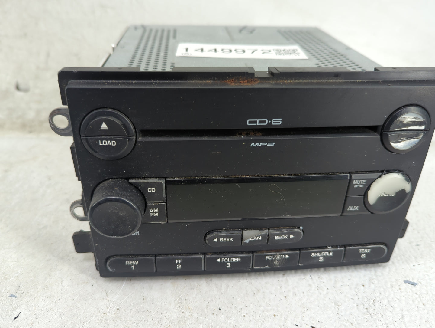 2005 Ford F-150 Radio AM FM Cd Player Receiver Replacement P/N:5L3T-18C815-FJ Fits OEM Used Auto Parts - Oemusedautoparts1.c