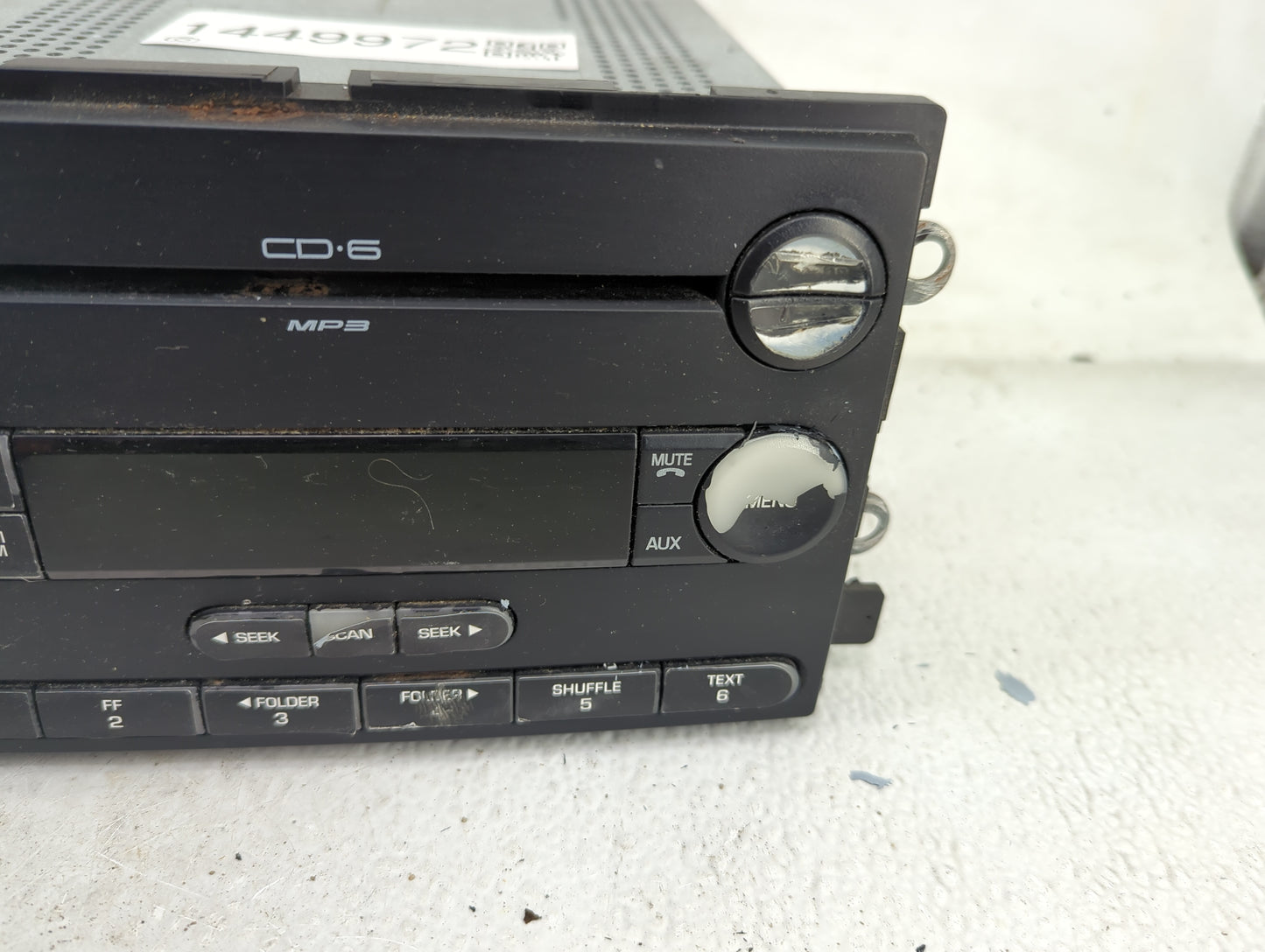 2005 Ford F-150 Radio AM FM Cd Player Receiver Replacement P/N:5L3T-18C815-FJ Fits OEM Used Auto Parts - Oemusedautoparts1.c