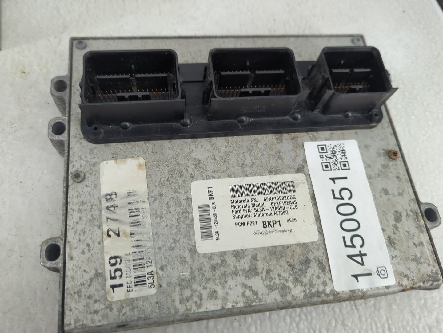 2005 Ford F-150 PCM Engine Control Computer ECU ECM PCU OEM P/N:5L3A-12A650-CLB Fits OEM Used Auto Parts - Oemusedautoparts1