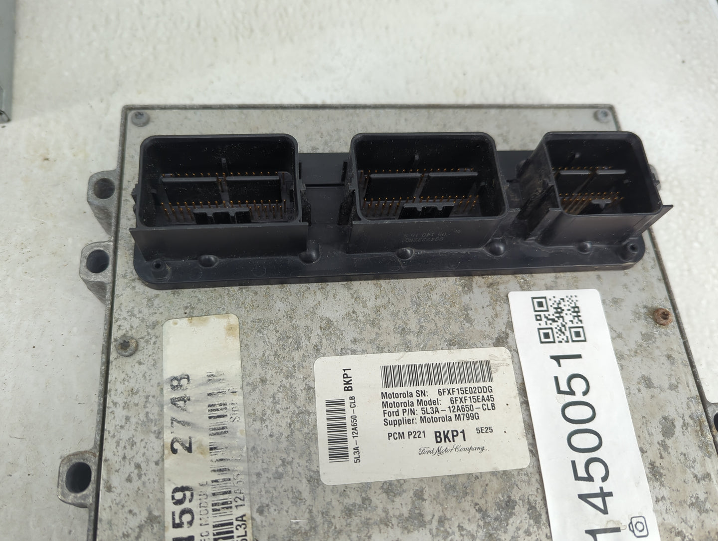2005 Ford F-150 PCM Engine Control Computer ECU ECM PCU OEM P/N:5L3A-12A650-CLB Fits OEM Used Auto Parts - Oemusedautoparts1
