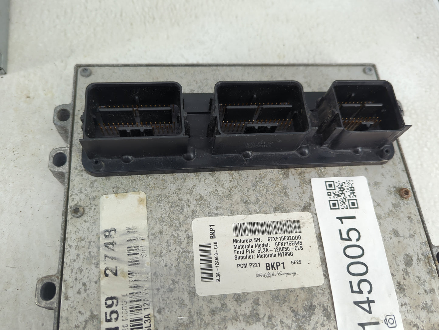 2005 Ford F-150 PCM Engine Control Computer ECU ECM PCU OEM P/N:5L3A-12A650-CLB Fits OEM Used Auto Parts - Oemusedautoparts1