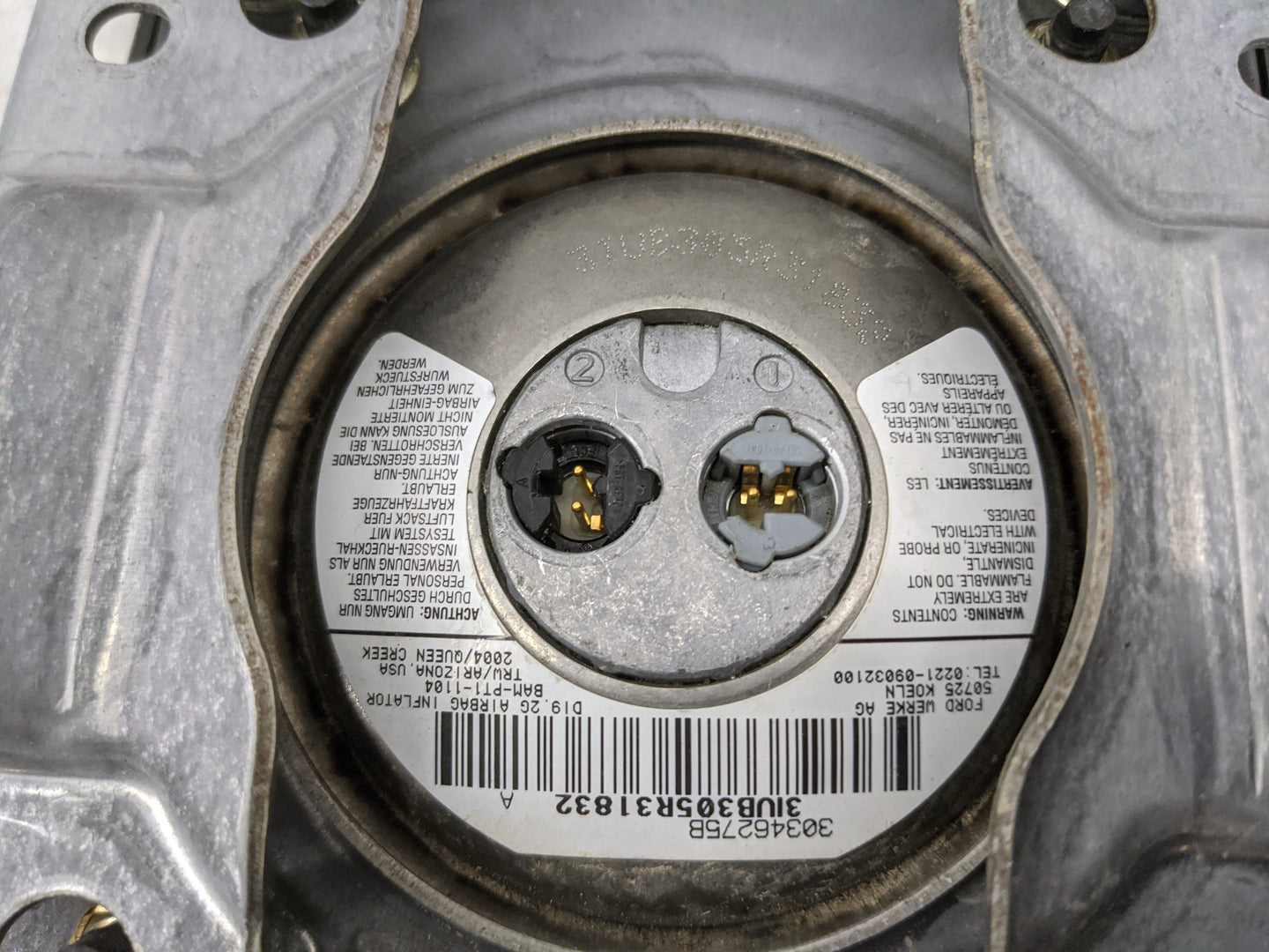 2004-2008 Ford F-150 Air Bag Driver Left Steering Wheel Mounted 1477476 - Oemusedautoparts1.com