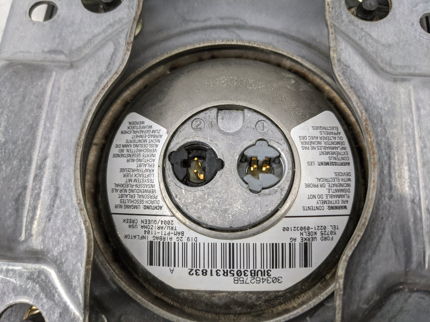 2004-2008 Ford F-150 Air Bag Driver Left Steering Wheel Mounted 1477476 - Oemusedautoparts1.com