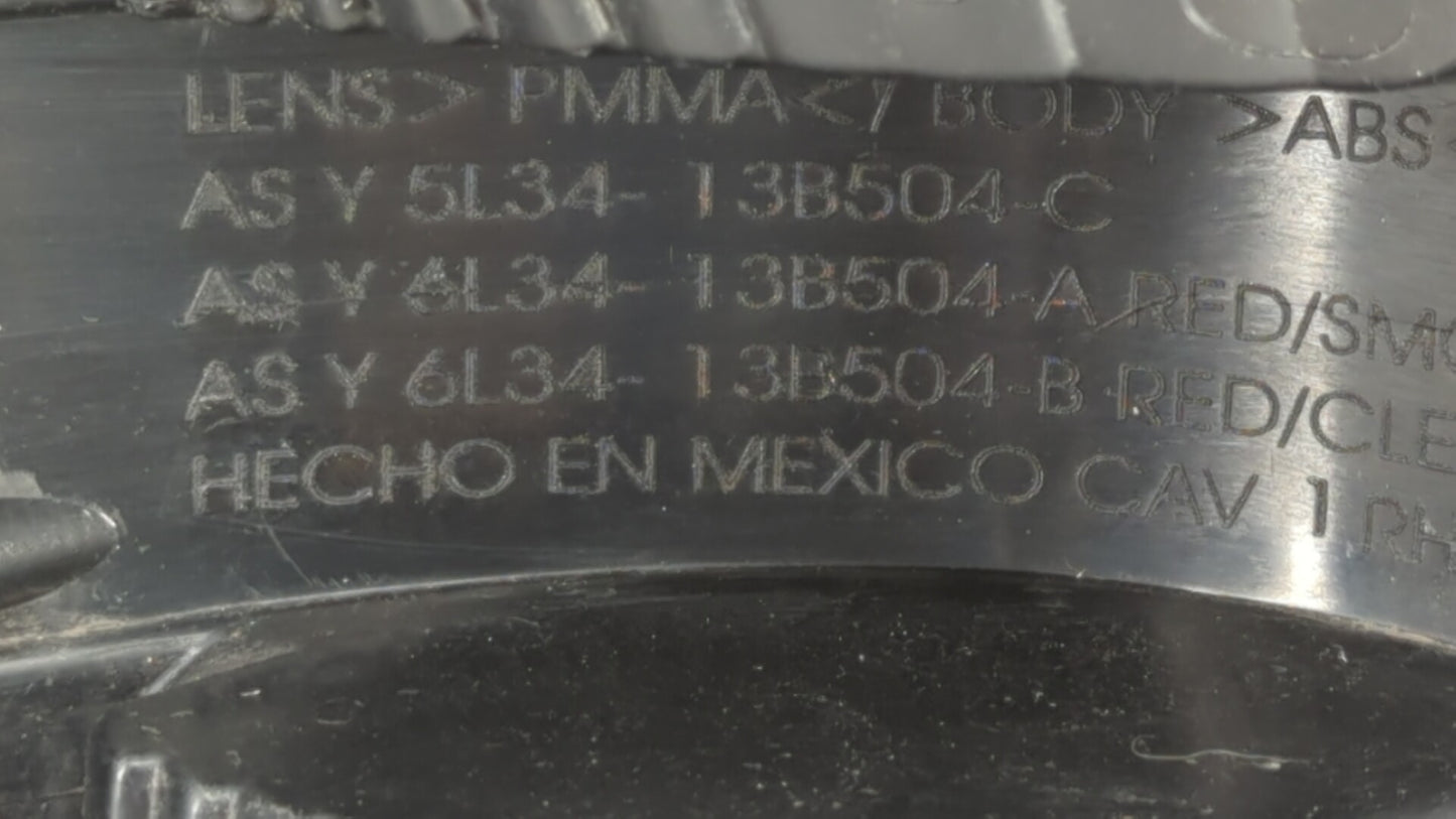 2004-2008 Ford F-150 Tail Light Assembly Passenger Right OEM P/N:8L34-13404-AA 6L3Z-13404-BA Fits Fits 2004 2005 2006 2007 2