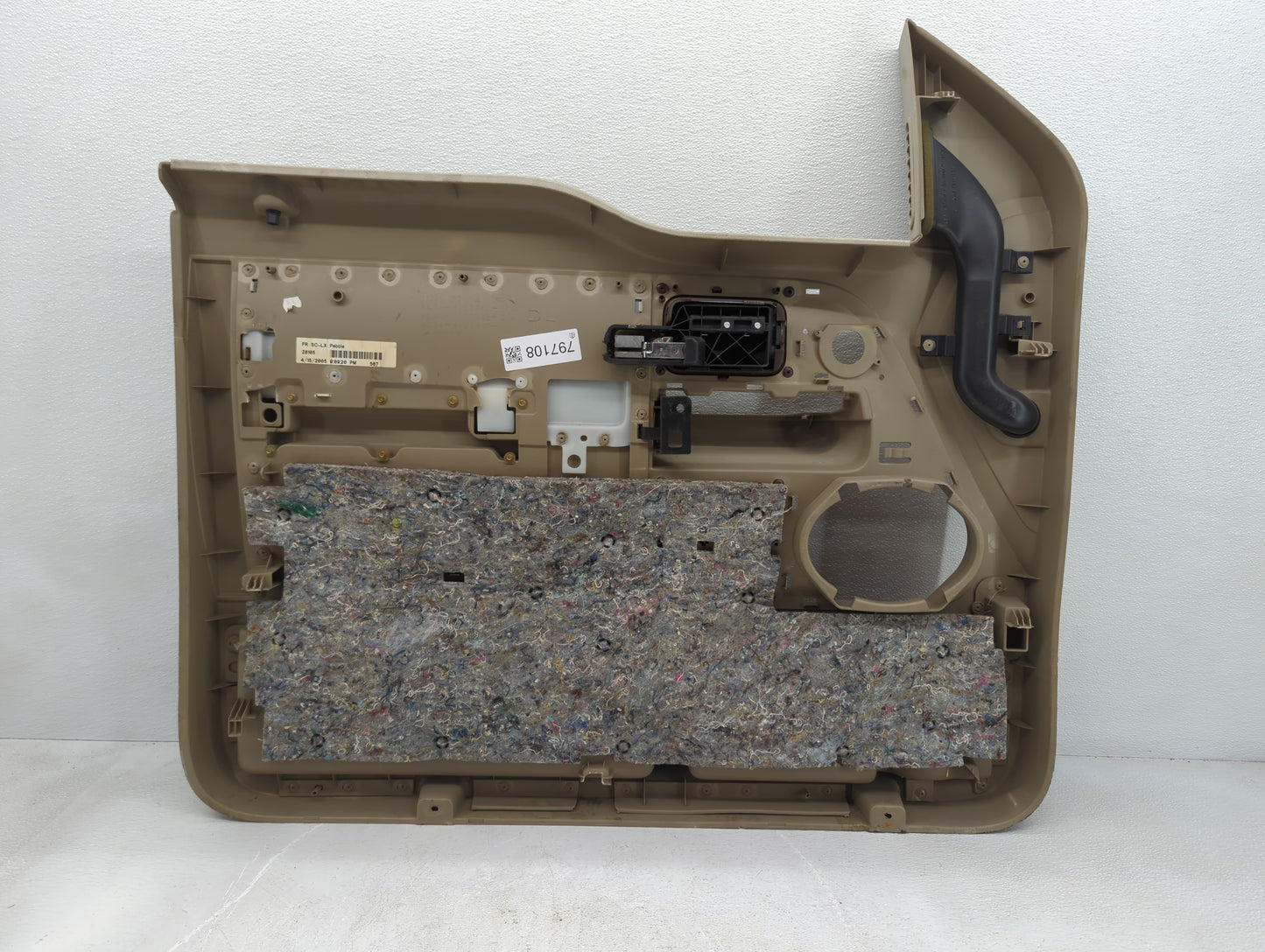 2005 Ford F-150 Front Right Passenger Interior Door Panel Trim Beige - Oemusedautoparts1.com