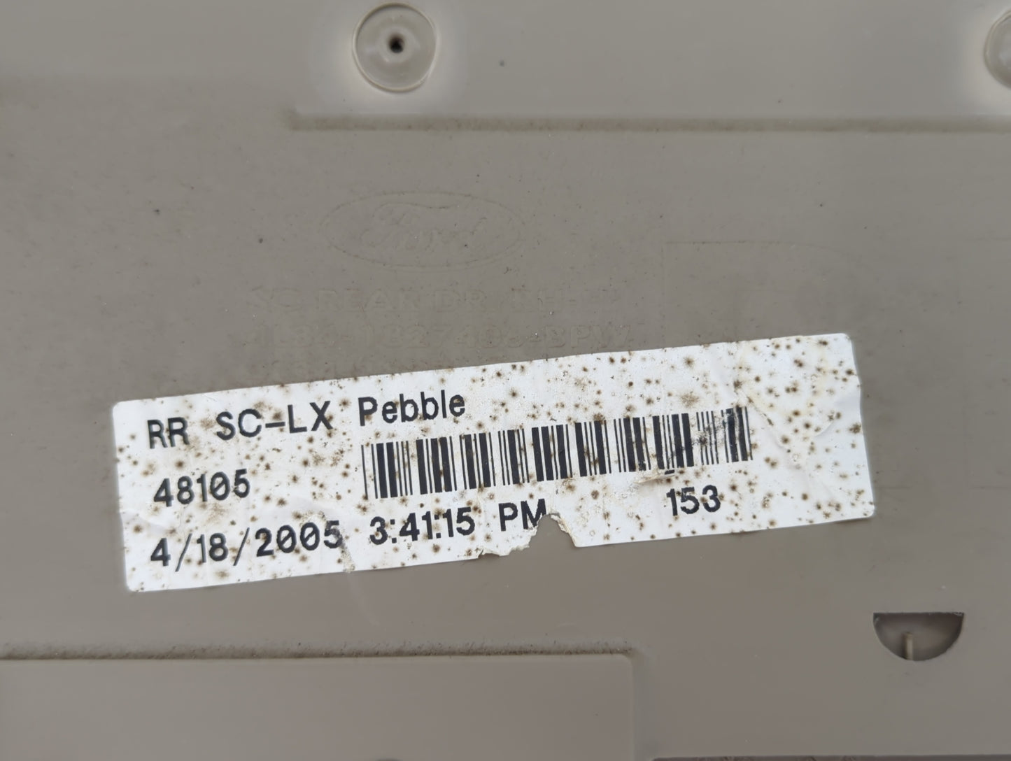 2005 Ford F-150 Rear Right Passenger Interior Door Panel Trim - Oemusedautoparts1.com