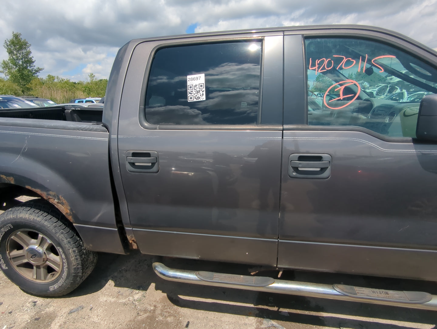 2004-2005 Ford F-150 Passenger Rear Door Oem - Oemusedautoparts1.com